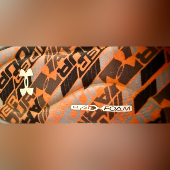 Under Armour Kids Slide Sandals - Gray and Orange - Picture 4 of 8